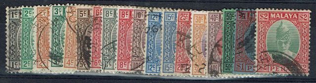 Image of Malayan States ~ Perak SG 103/20 FU British Commonwealth Stamp